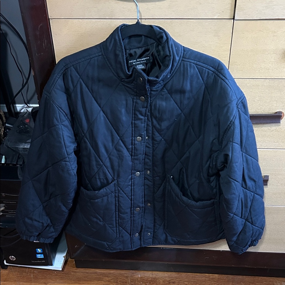 Black Quilted Jacket